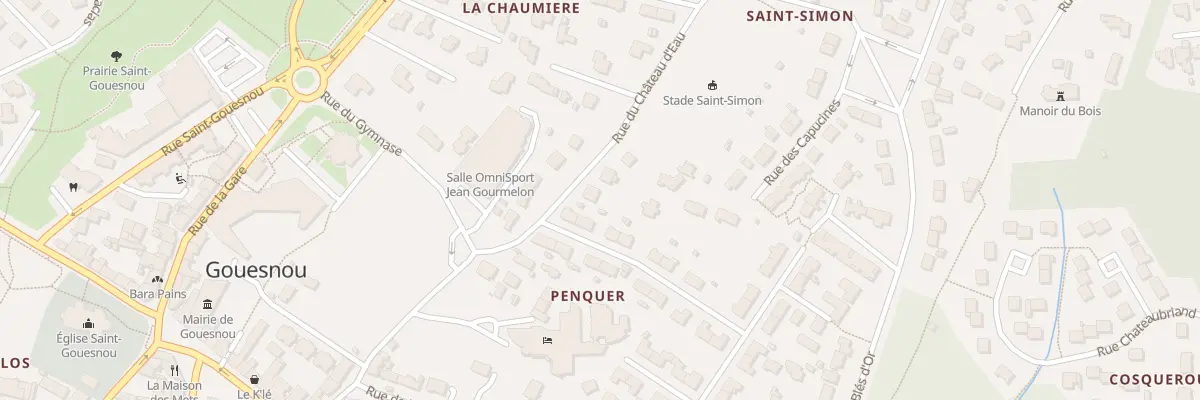 Plan du 22 Rue du Château d’Eau à Gouesnou