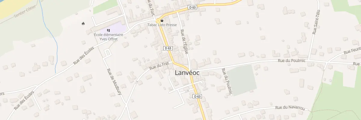 Plan du 4 Grand Rue à Lanvéoc