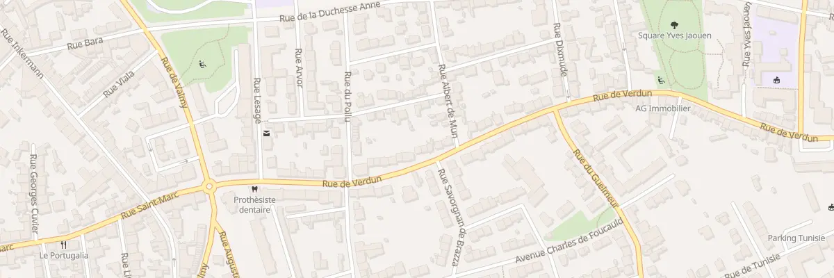 Plan du 40 Rue de Verdun à Brest