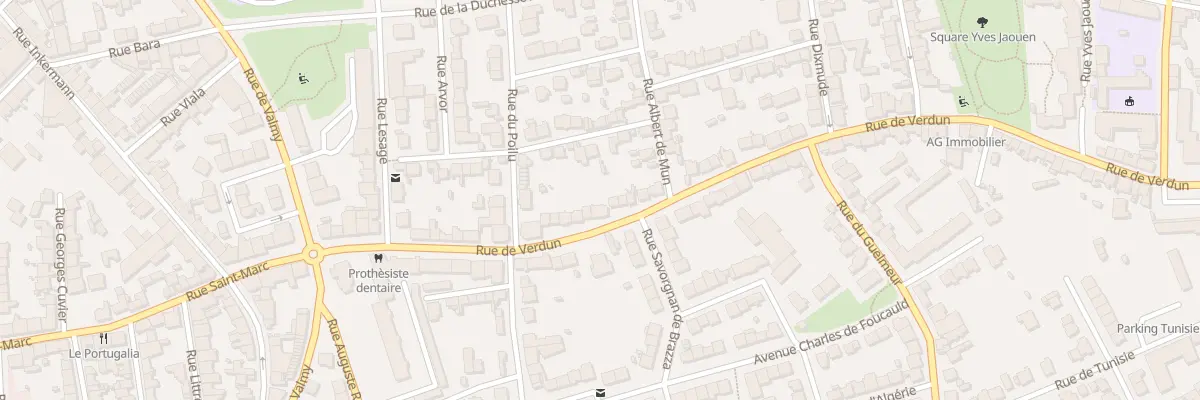 Plan du 38 Rue de Verdun à Brest