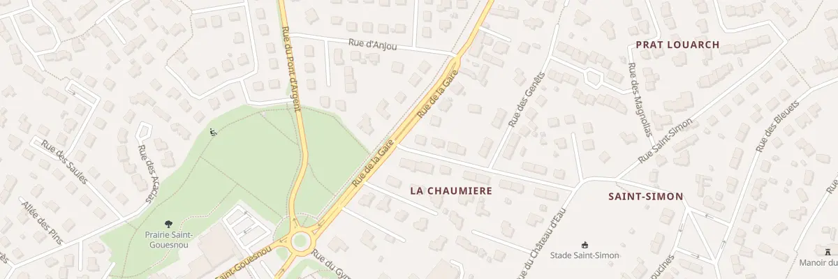 Plan du 13 Rue des Peupliers à Gouesnou