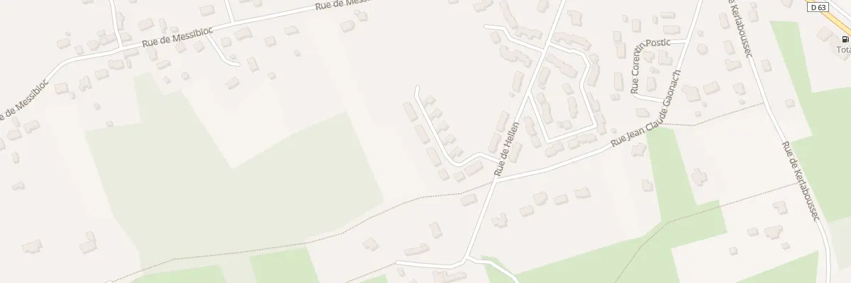 Plan du 1 Rue Sergent Charles E. Ballance à Lanvéoc
