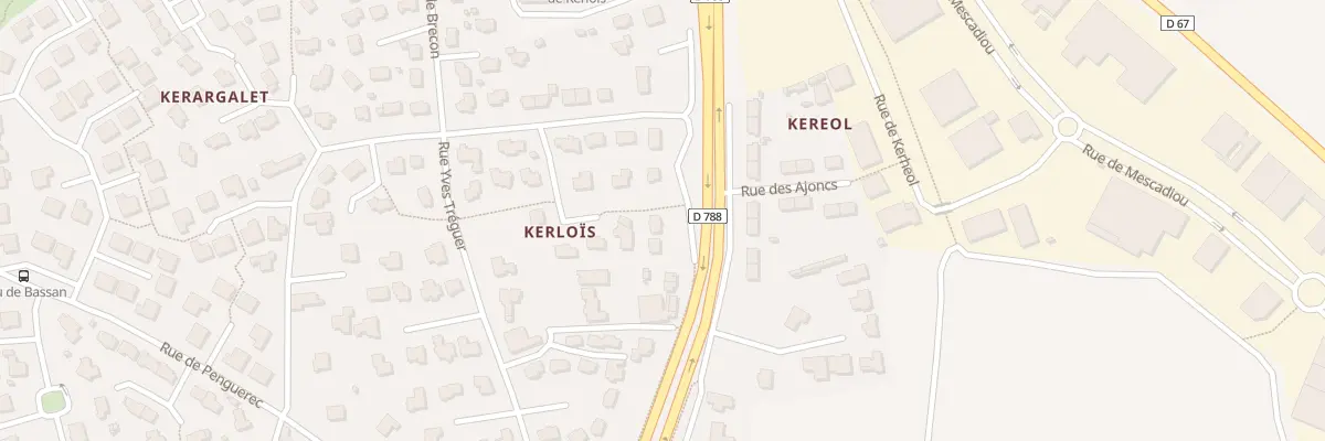 Plan du 7 Rue de Kerargalet à Gouesnou