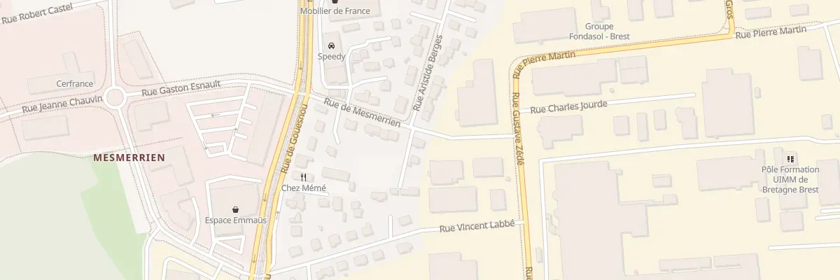 Plan du 22 Rue de Mesmerrien à Brest