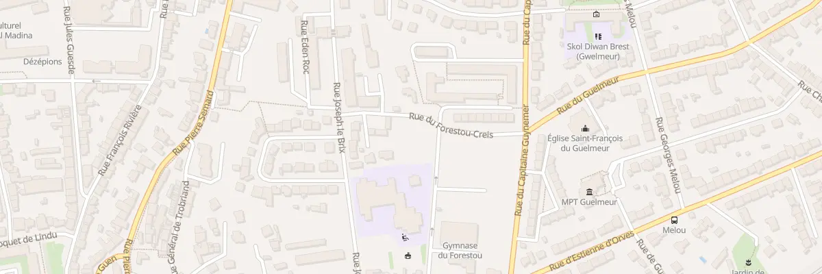 Plan du 16 Rue Forestou Creis à Brest