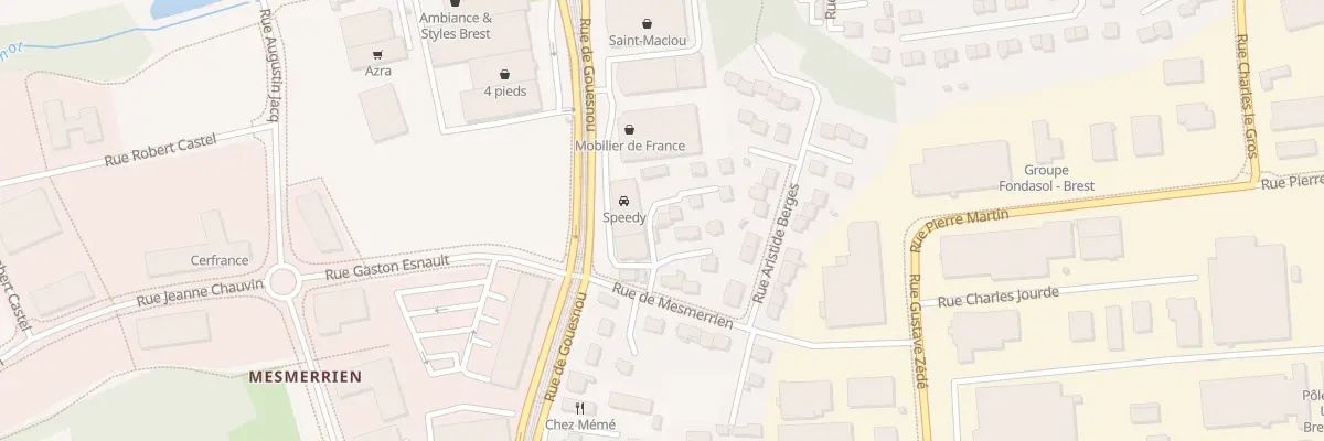 Plan du 55 Rue Louis Leprince-Ringuet à Brest