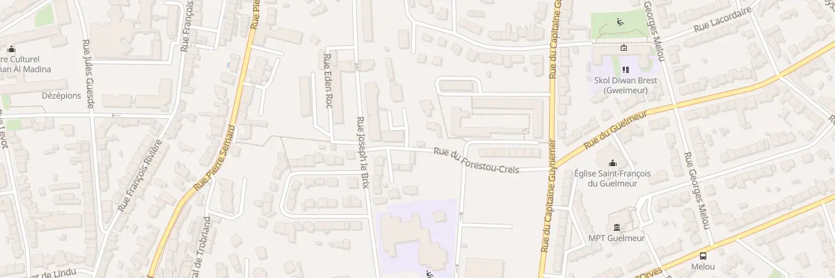 Plan du 19 Rue Forestou Creis à Brest