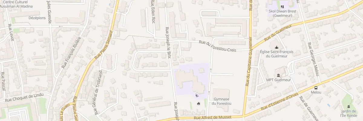 Plan du 26 Rue Forestou Creis à Brest