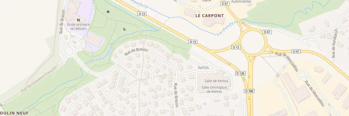 Plan du 29 Rue de Brecon à Gouesnou