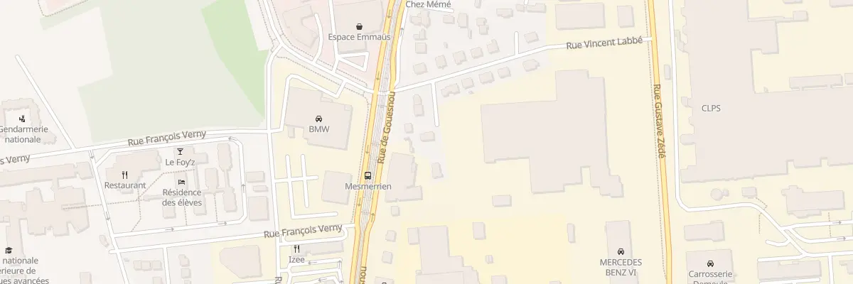 Plan du 7 Rue Jean-Jacques Le Normand à Brest