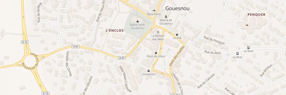 Plan du 3B Rue de l’Eglise à Gouesnou