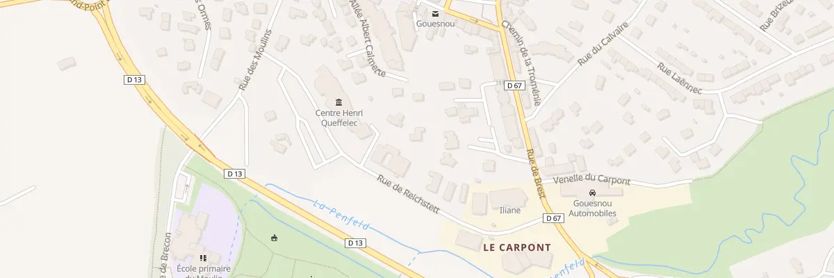 Plan du 133 All Albert Calmette à Gouesnou