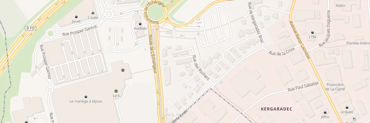 Plan du 7C Rue des Rochers à Gouesnou