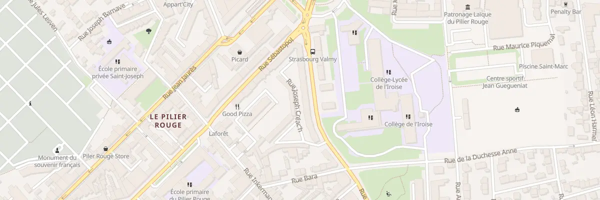 Plan du 38 Rue de Valmy à Brest