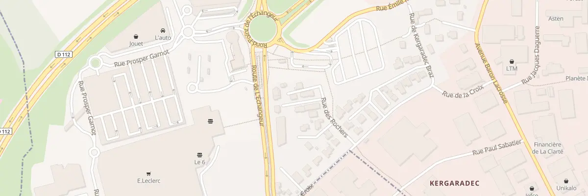Plan du 9T Rue des Rochers à Gouesnou