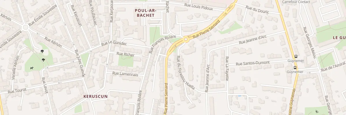 Plan du 76 Rue Pierre Sémard à Brest