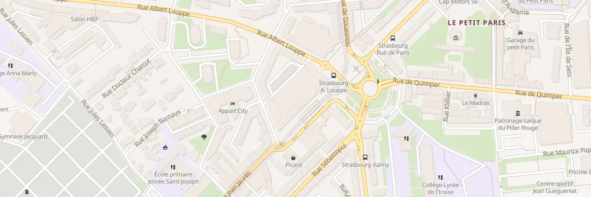 Plan du 276 Rue Jean Jaurès à Brest
