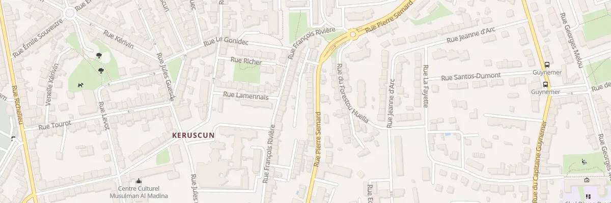 Plan du 75 Rue Pierre Sémard à Brest