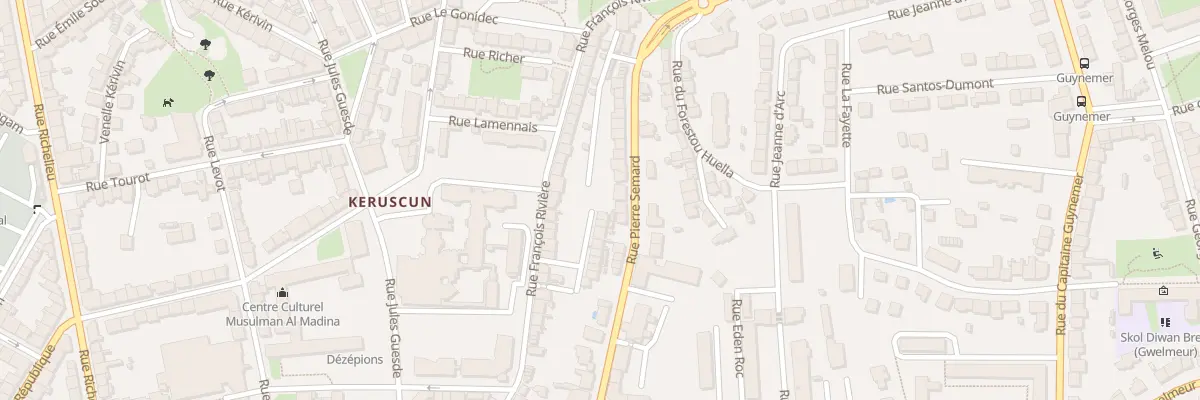 Plan du 85 Rue Pierre Sémard à Brest