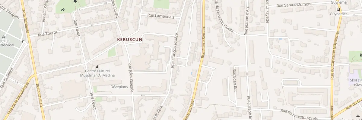 Plan du 49 Rue François Rivière à Brest