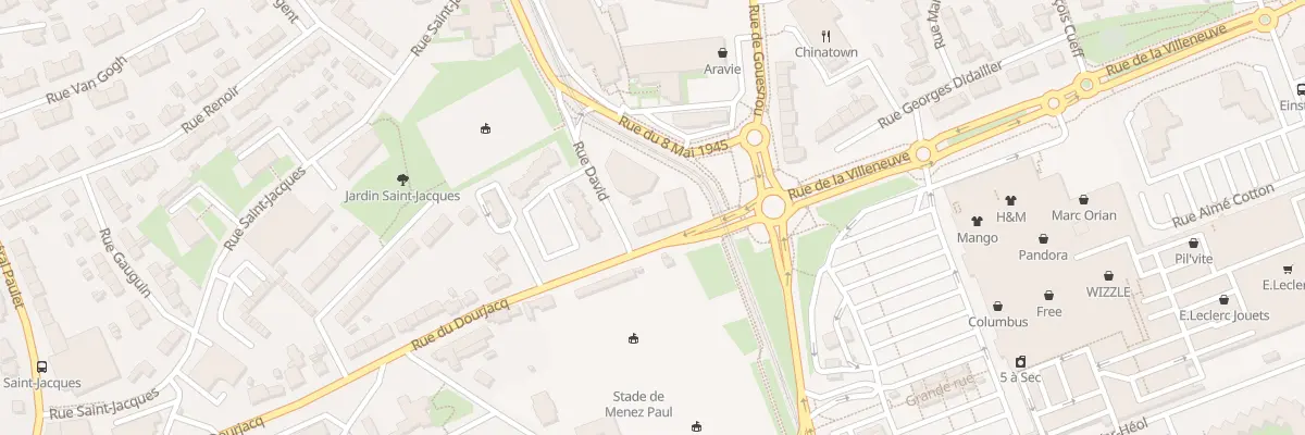 Plan du 68 Rue du Dourjacq à Brest