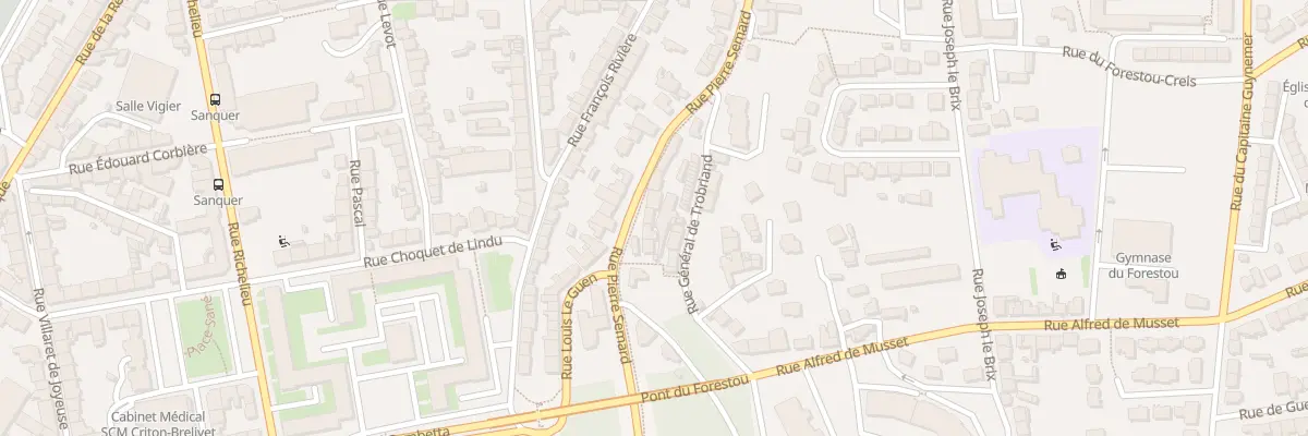 Plan du 148 Rue Pierre Sémard à Brest