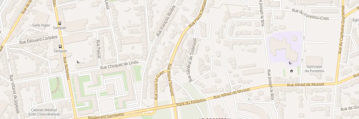 Plan du 150 Rue Pierre Sémard à Brest