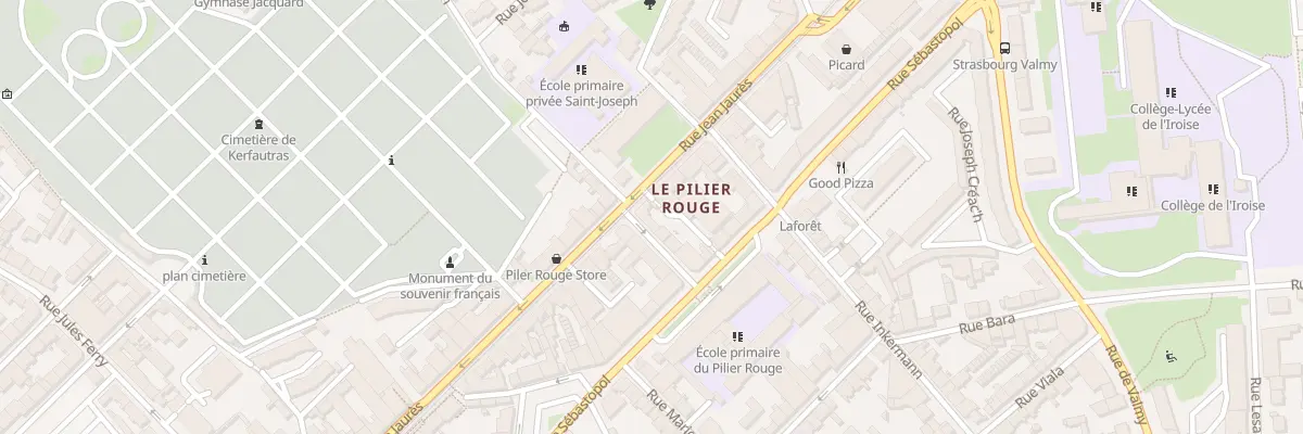 Plan du 239 Rue Jean Jaurès à Brest