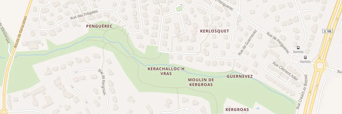 Plan du 12B Imp des Huitriers à Gouesnou