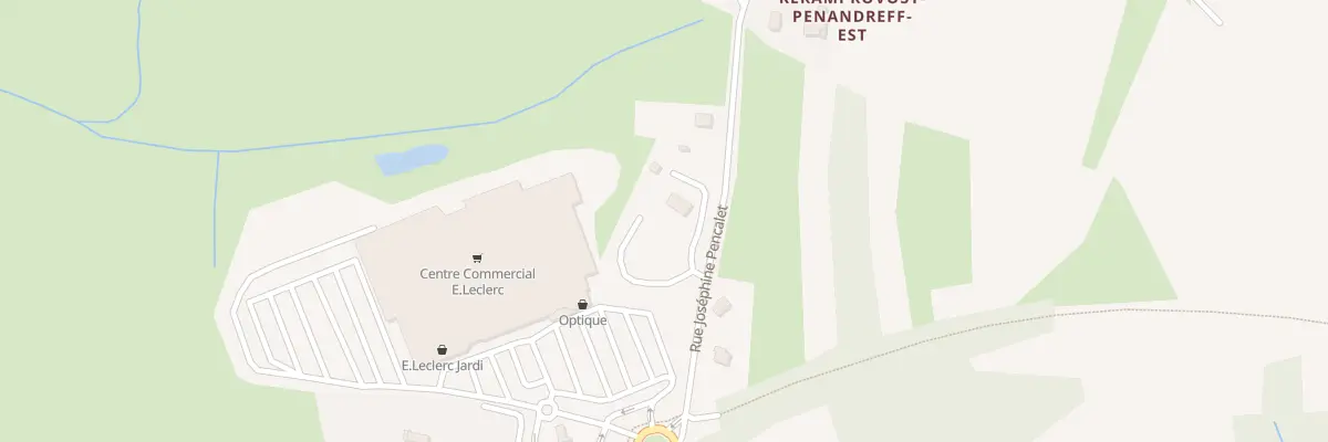 Plan du 3 Rue Joséphine Pencalet à Crozon