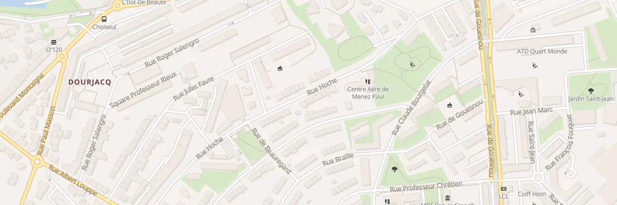 Plan du 121 Rue Hoche à Brest