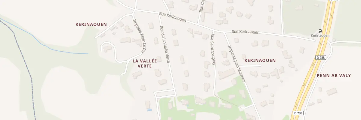 Plan du 5 Rue La Vallee Verte à Gouesnou
