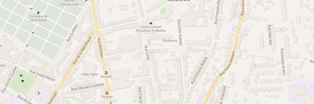 Plan du 27 Rue Sully Prud’homme à Brest