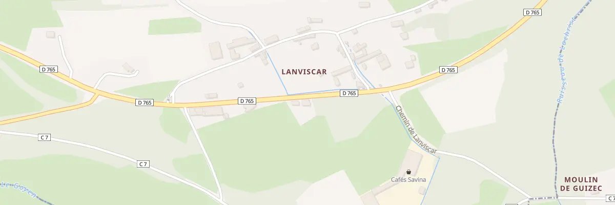 Plan du 715 Lanviscar à Pont-Croix
