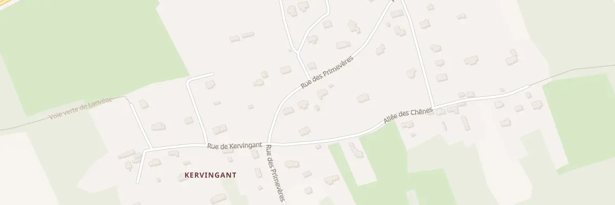 Plan du 17 Rue des Primevères à Lanvéoc