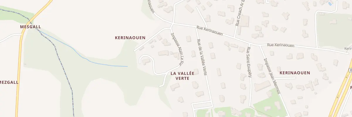 Plan du 3T Imp Alain le Fur à Gouesnou