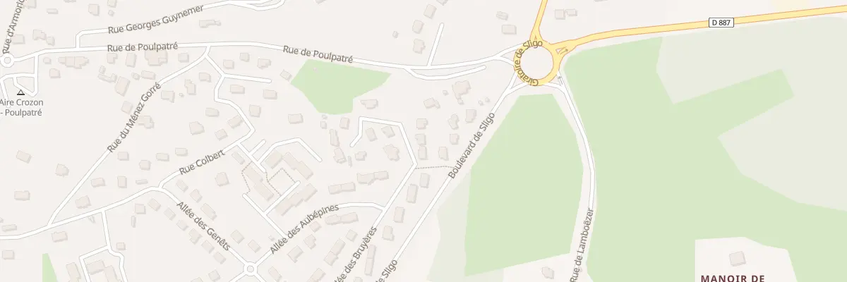 Plan du 32 All des Bruyères à Crozon