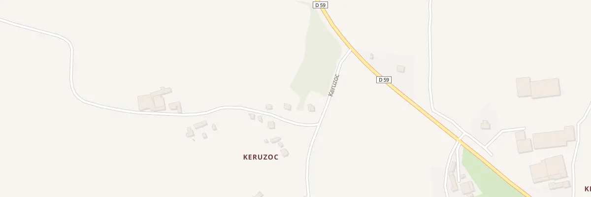 Plan du 110 Keruzoc à Plouvien