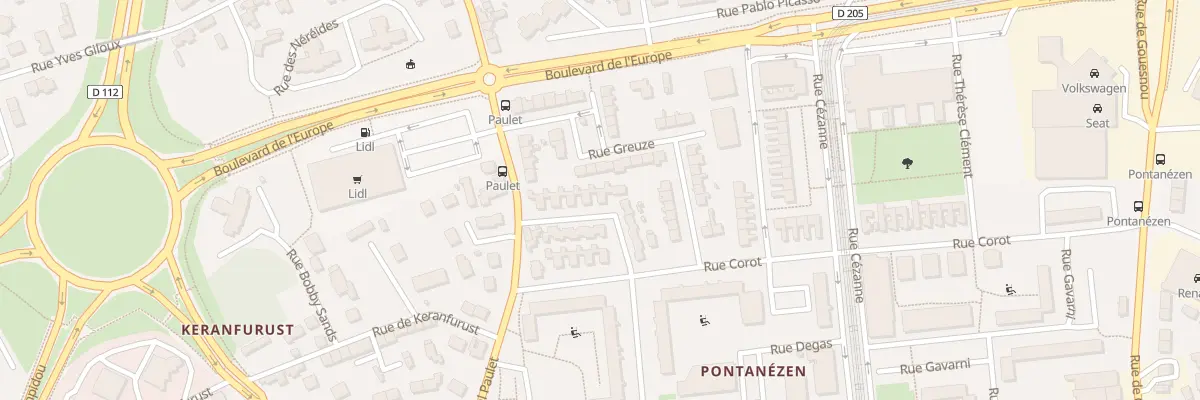 Plan du 60 Rue Leonor Fini à Brest