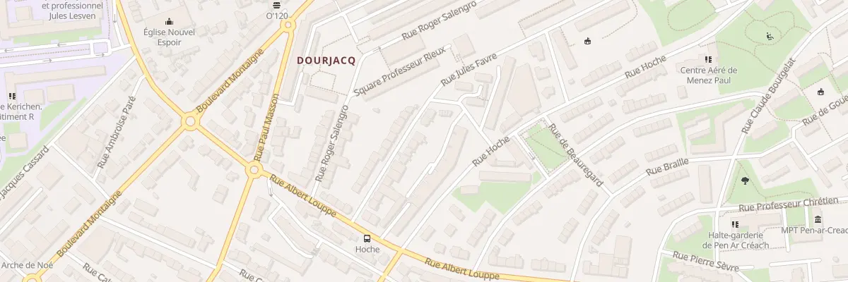 Plan du 21 Rue Jules Favre à Brest