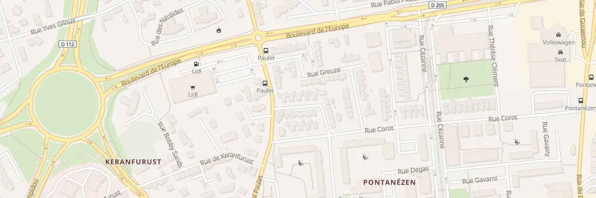 Plan du 40 Rue Leonor Fini à Brest