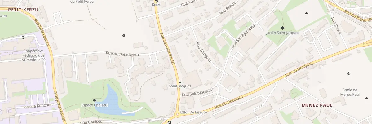 Plan du 11 Rue Général Paulet à Brest
