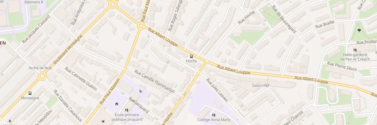 Plan du 39 Rue Jules Lesven à Brest