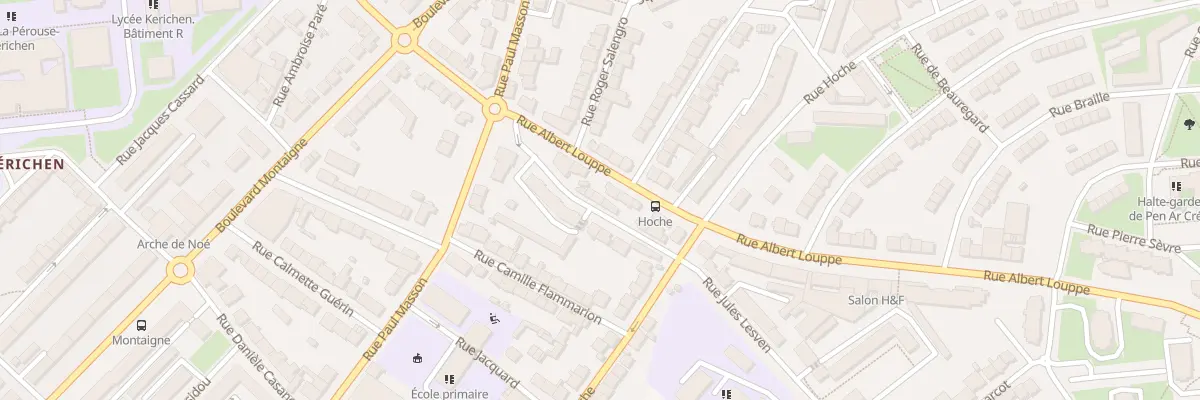Plan du 45 Rue Jules Lesven à Brest