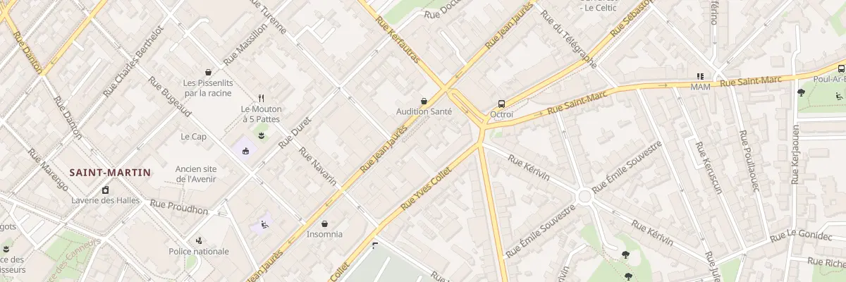 Plan du 147 Rue Jean Jaurès à Brest