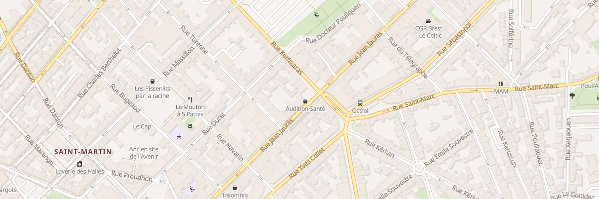 Plan du 148 Rue Jean Jaurès à Brest