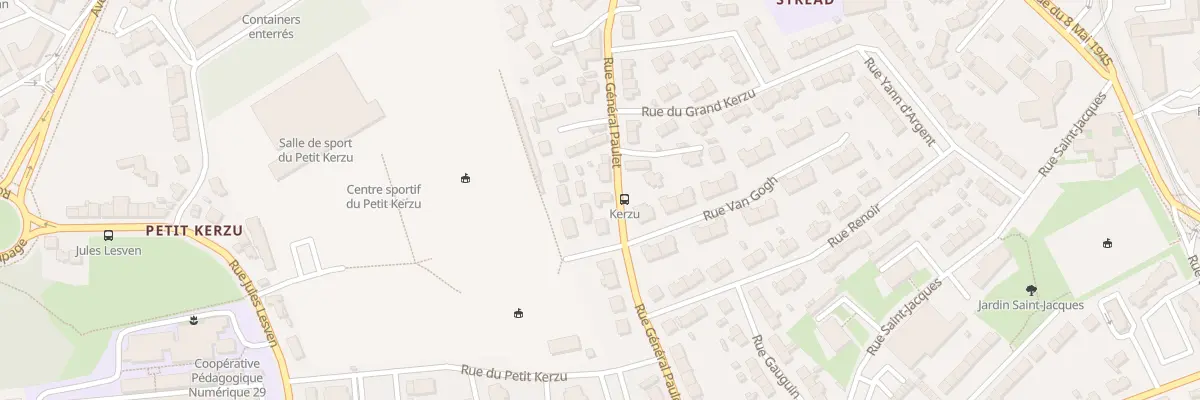 Plan du 40 Rue Général Paulet à Brest