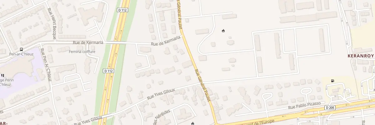 Plan du 162 Rue Général Paulet à Brest