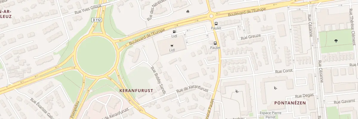 Plan du 7Q Rue de Keranfurust à Brest