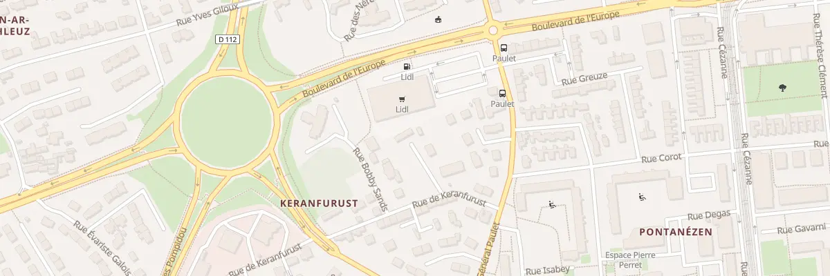 Plan du 9T Rue de Keranfurust à Brest